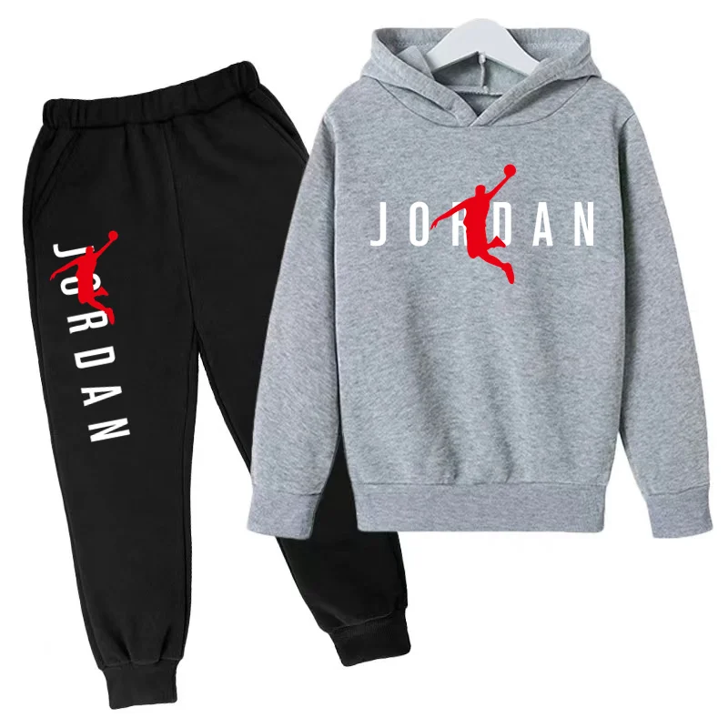 Children's Clothes Hoodie Jumper 3-12 Yrs Boys Girls Toddler Charming Coat Top + Trousers 2P Casual Sweatshirt Fashion Brand Set 4