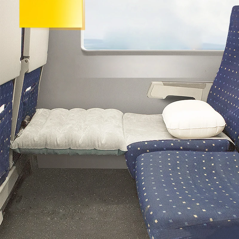 Inflatable Camp Bed Air Mattresses Car Rear Folding Sleeping Bed Take A Long Distance Plane High Speed Rail Train Travel Parts