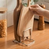 304 Stainless Steel Cutting Board Stand 2 Slots Partition Tray Storage Rack for Placing Cutting Board Pot Lid Baking Tray 5