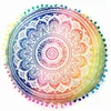 Ethnic Style Round Mandala Pattern Pillowcase Bohemian Cushion Cover Boho Floor Cushion Pillow Case Home Decoration 43x43cm 1