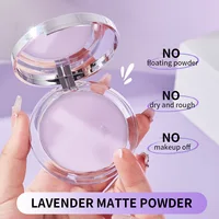 Waterproof Violet Cream powder Natural Stick Facial Long term Oil Control Easy Apply Makeup Powder Cosmetics 3