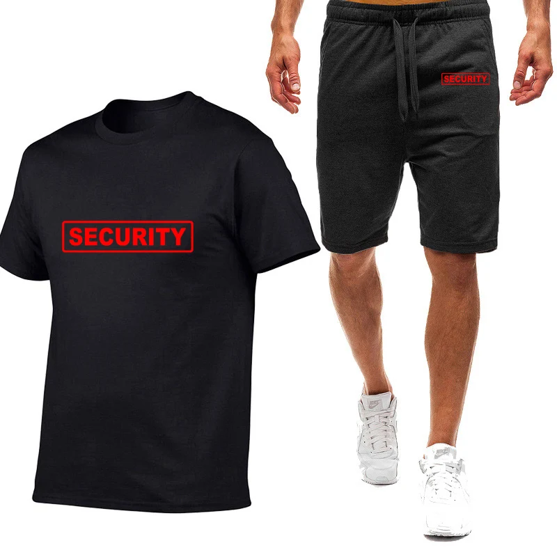 Mens Summer Short Sleeved T Shirt Casual Shorts Set