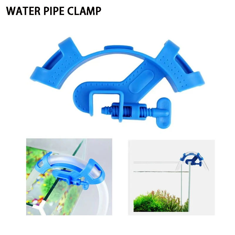 QUARKZMAN 6 Clip A Ventosa Per Acquario Da 10 Mm – Supporto Per Tubi Aria, Trasparente, Adatto Per Vetro E Acrilico