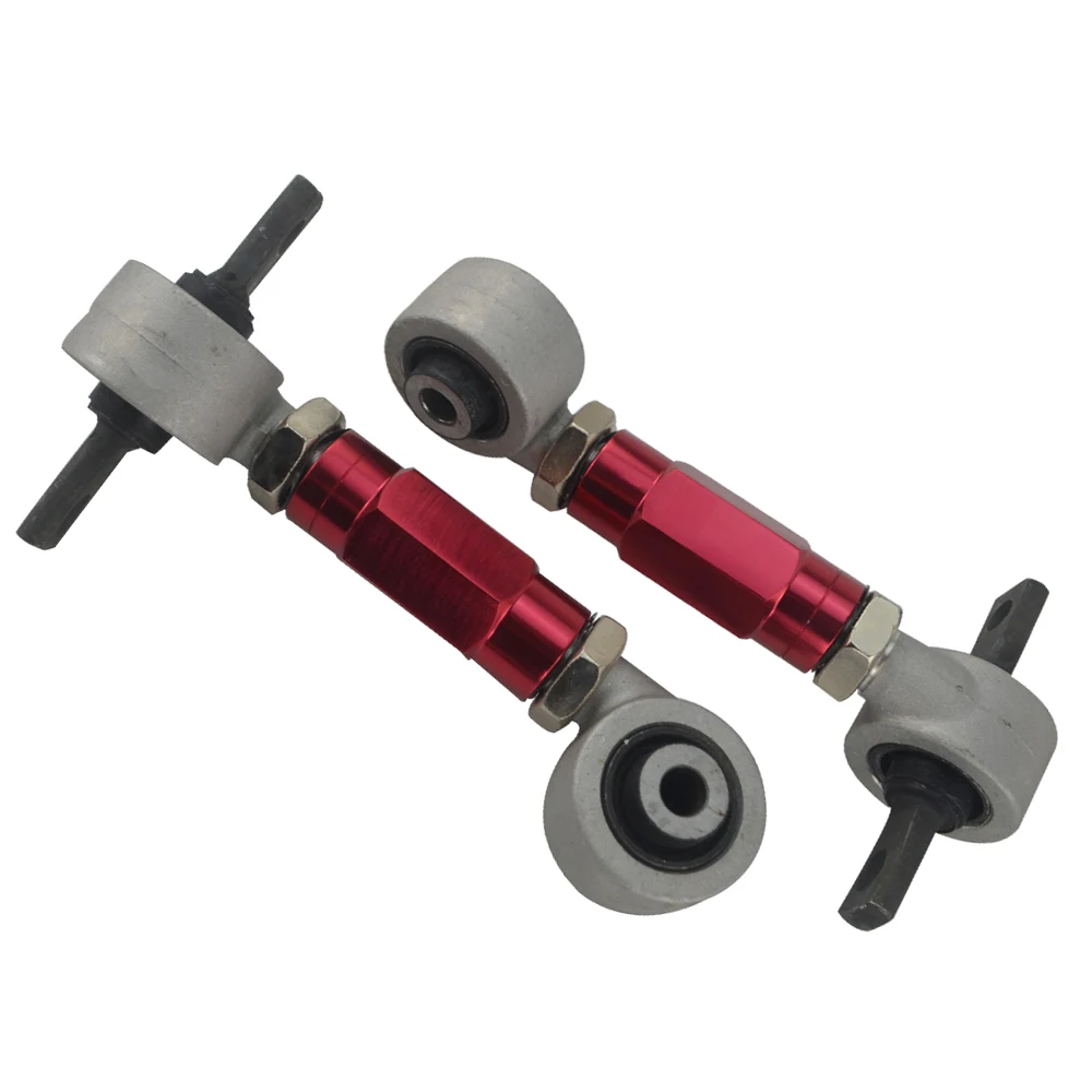 Rear Adjustable Camber Arms Kit 10mm Hole for Honda CRX Civic EK/EG Del Sol Acura Integra
