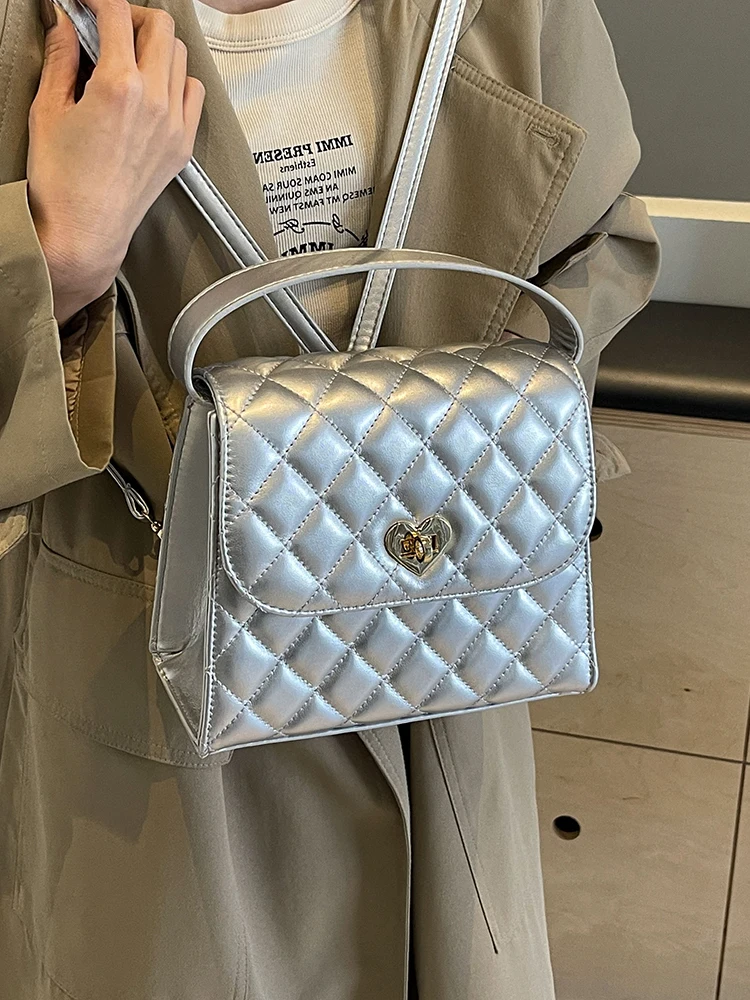 Preppy Style Sweet Elegant Women's Backpack Autumn and Winter Fashion All-Match Handbag Backpacks Korean Casual Messenger Bags