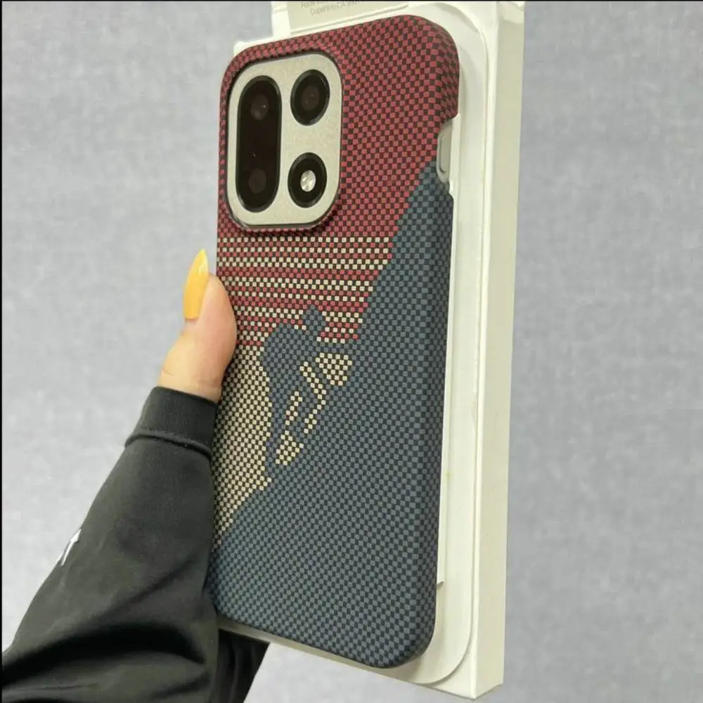 Sleek Carbon Fiber Texture Ultra-Thin Matte Case with Hard PC Bumper