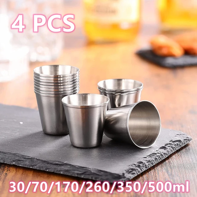 Shot Cups - Stainless Steel