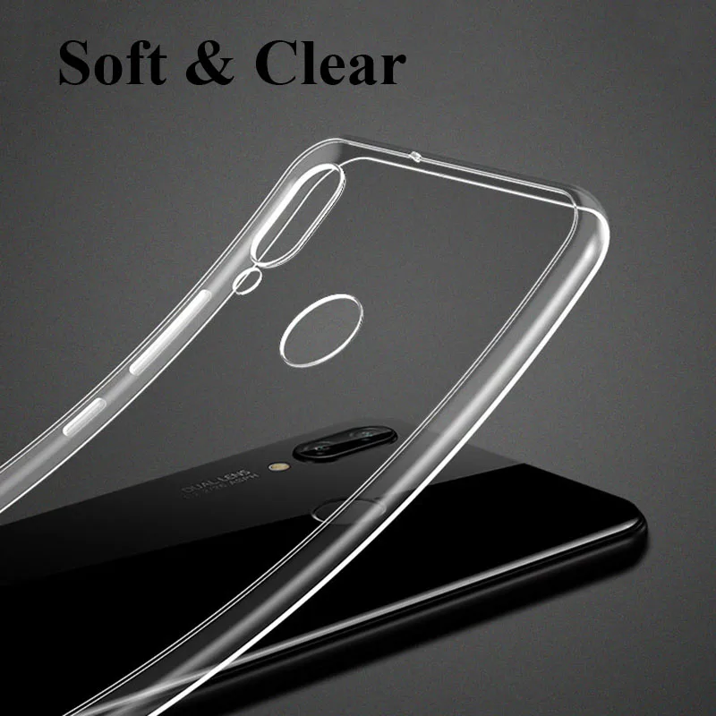 Slim Fit Transparent TPU Silicone Clear Soft Back Phone Case