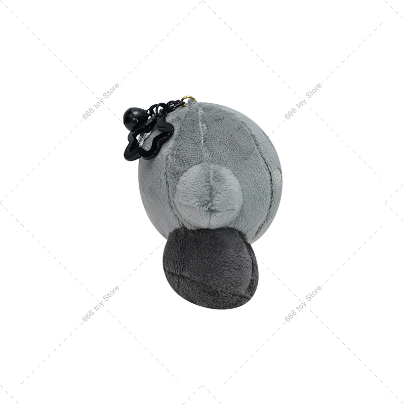 Grey Kirby Plush Toy Stuffed Animal High Quality Cartoon Gift