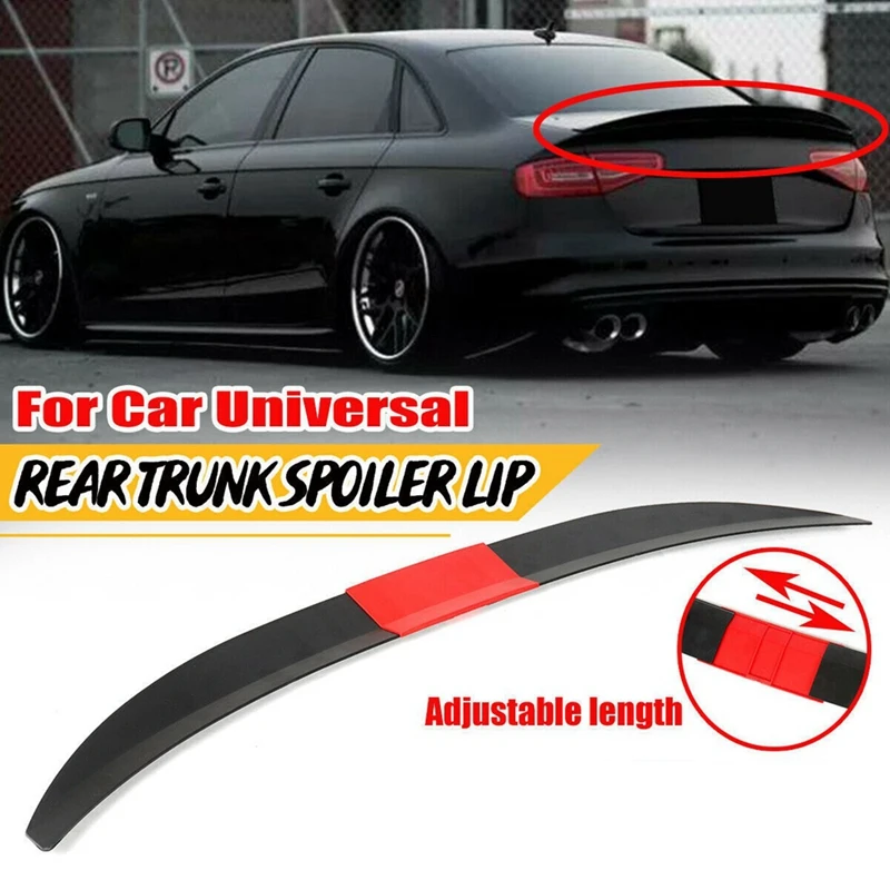 Universal Car Spoiler, Adjustable Rear Trunk Spoiler Lip Roof Tail Wing