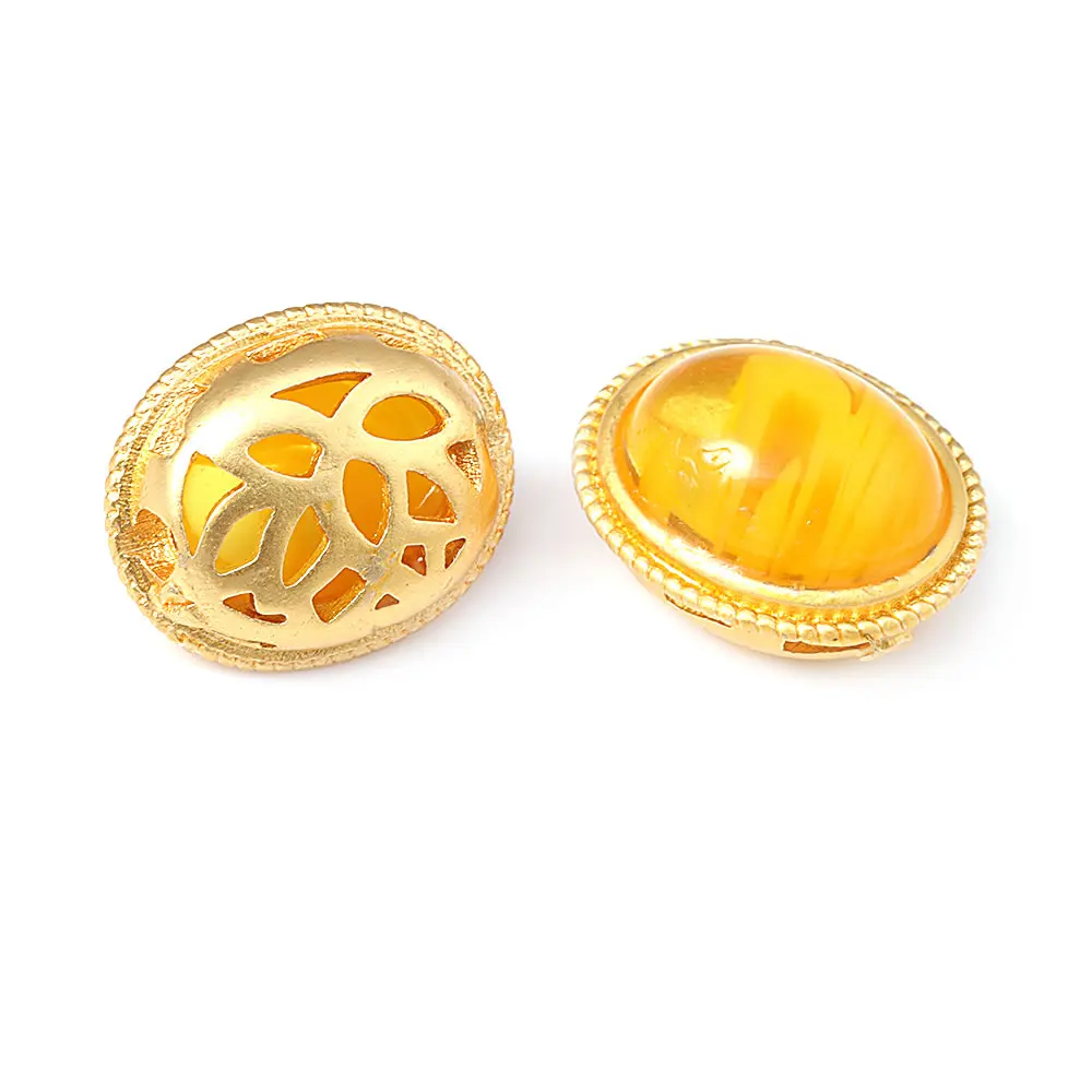 Pulseras de Cuentas Nepalesas Vintage Estilo 5PCS Brasso Dorado Mate Accesorios DIY para Hacer Joyería - details 29