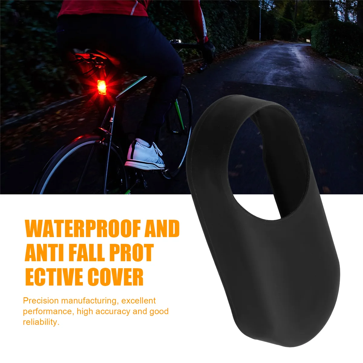Magene L508 Radar Tail Light Protection Bike Brake Sensing Taillight Protective Anti-Drop Protective Silicone Cover Rich