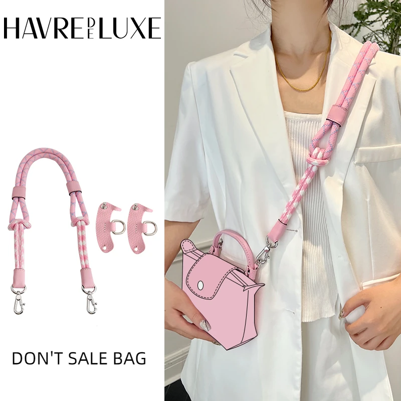 HAVREDELUXE Bag Strap For Longchamp Mini Bag Modified Strap Rope Free