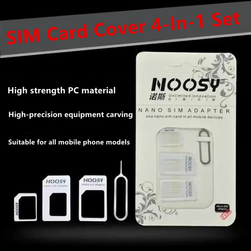 2PCS Micro Nano SIM Card Adapter Connector Kit For iPhone 6 7 plus14 Pro Max Huawei P8 lite P9 Xiaomi Note 4 Pro Mi5 sims holder