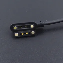 Magnetic USB Charging Cable with Pogo Pin Connector and Power Port - 1set (2Pin)