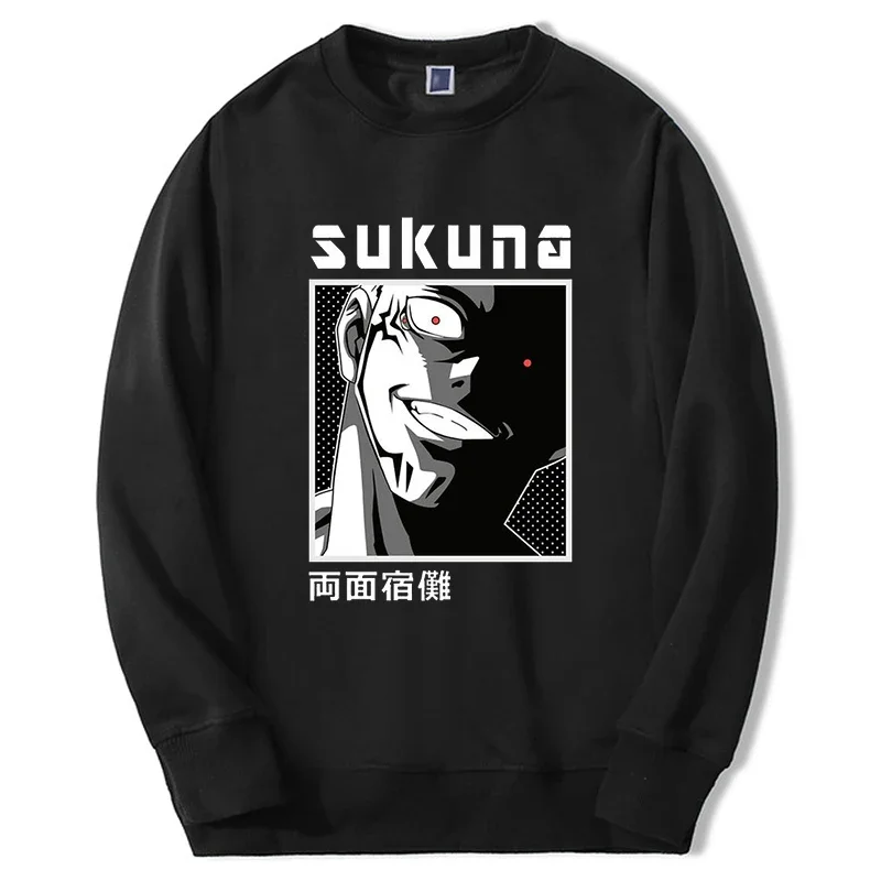 

Jujutsu Kaisen Sweatshirts Anime Ryomen Sukuna Men Women Hoodie Graphic New Fashion Anime Casual Loose Streetwear Pullover