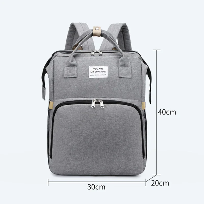 Folding Mommy Diaper Bags Baby Bed Fashion Women's Bag Maternity Nappy Diaper Bags Travel Milk Bottle Backpack Nursing diaper bag diaper backpack