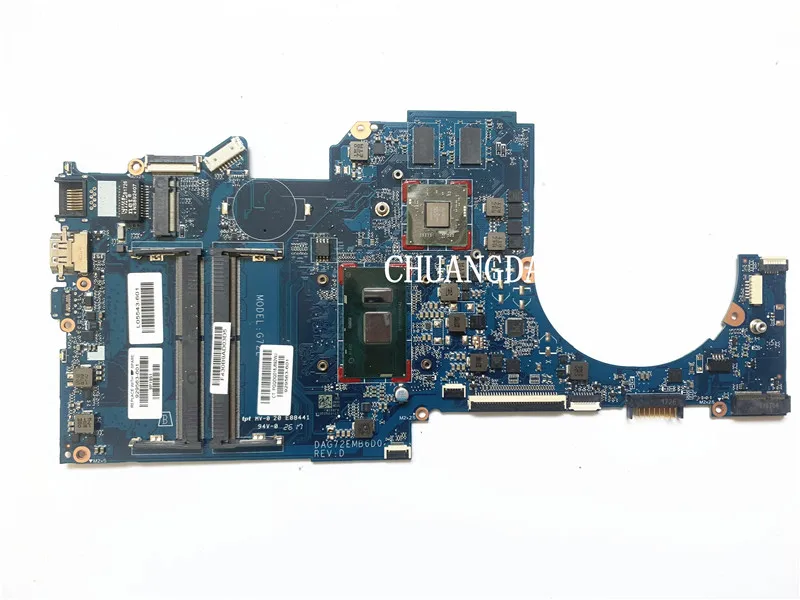

for HP 14-bp Series Notebook PC Motherboard Mainboard w 530/2GB i5-7200U CPU 929563-601 929563-001 DAG72EMB6D0