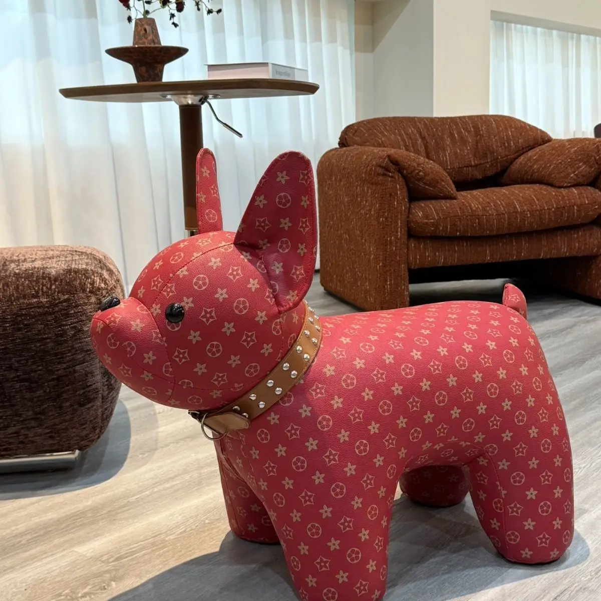 Kids Stool French Bulldog Footrest Shoe Stool Creative Dog Chair Living Room Decor Luxury Gift Home Housewarming Present Trend