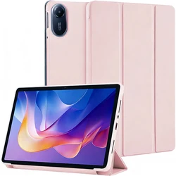 Lightweight Protective Silicone Tablet Case with Stand and Auto Sleep/Wake Function (Pink)