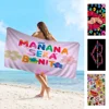 Karol G Female Singer Bath Towel Microfiber Soft Water Absorbing Breathable For Girl Kids Decorative Cartoon Beach Towel 1