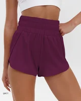 Ice Silk Sports Shorts Yoga Women's Shorts High Waist Double layer Fast drying Breathable Sports Shorts Outdoor Leisure Running - Image 4