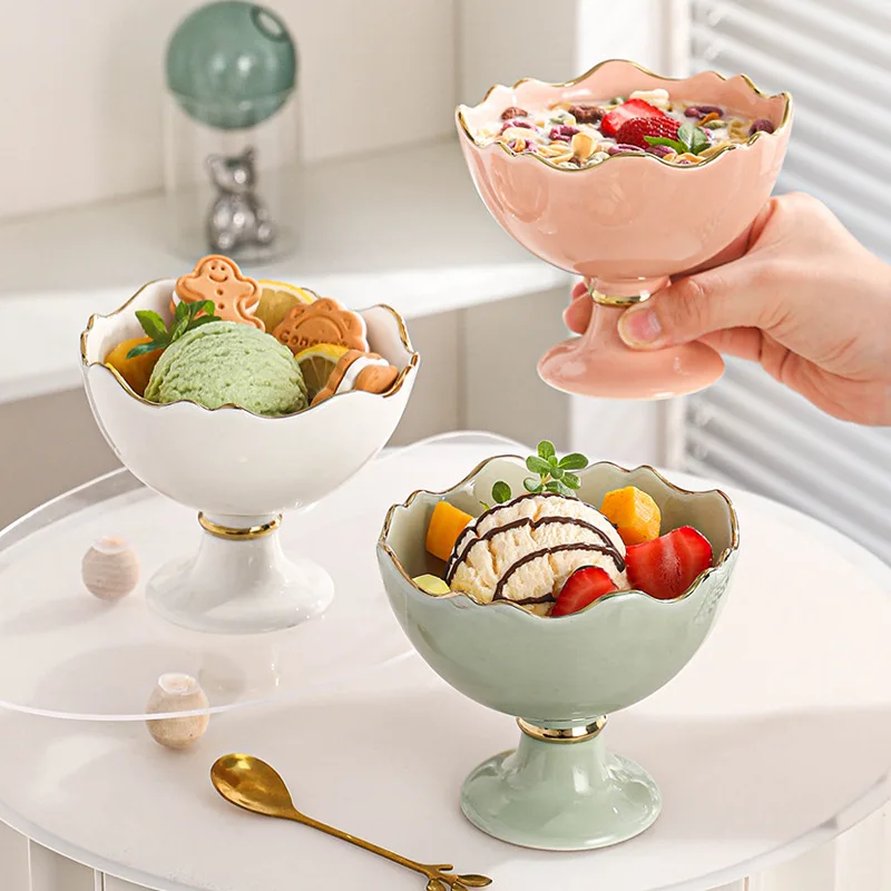 Personalised Enamel Ice Cream Bowl 