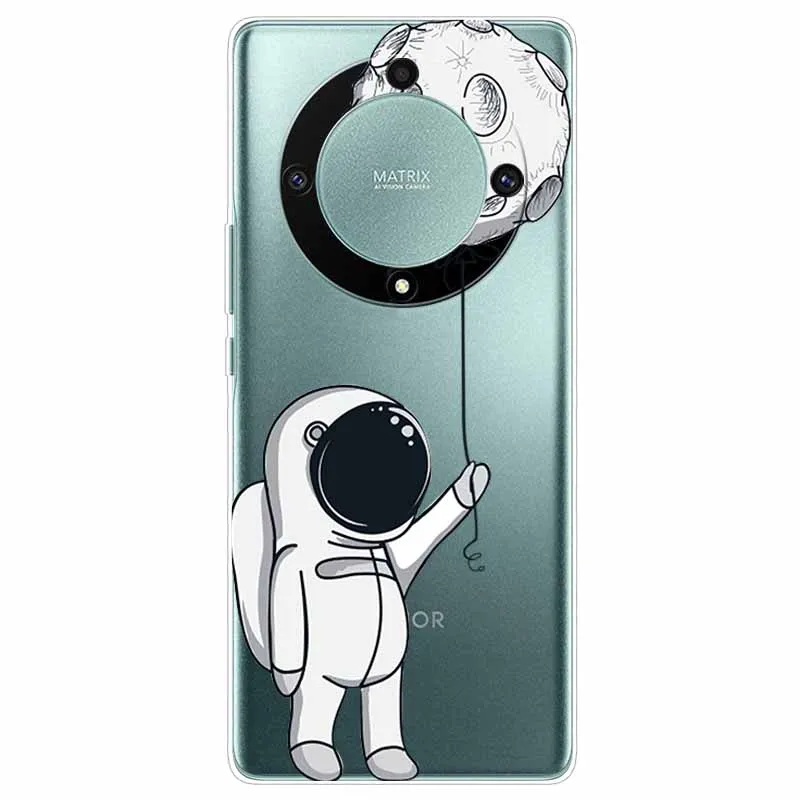 Transparent Cute Soft Silicone TPU Phone Case for Honor Magic 6 Lite 5G - Clear Protective Cover