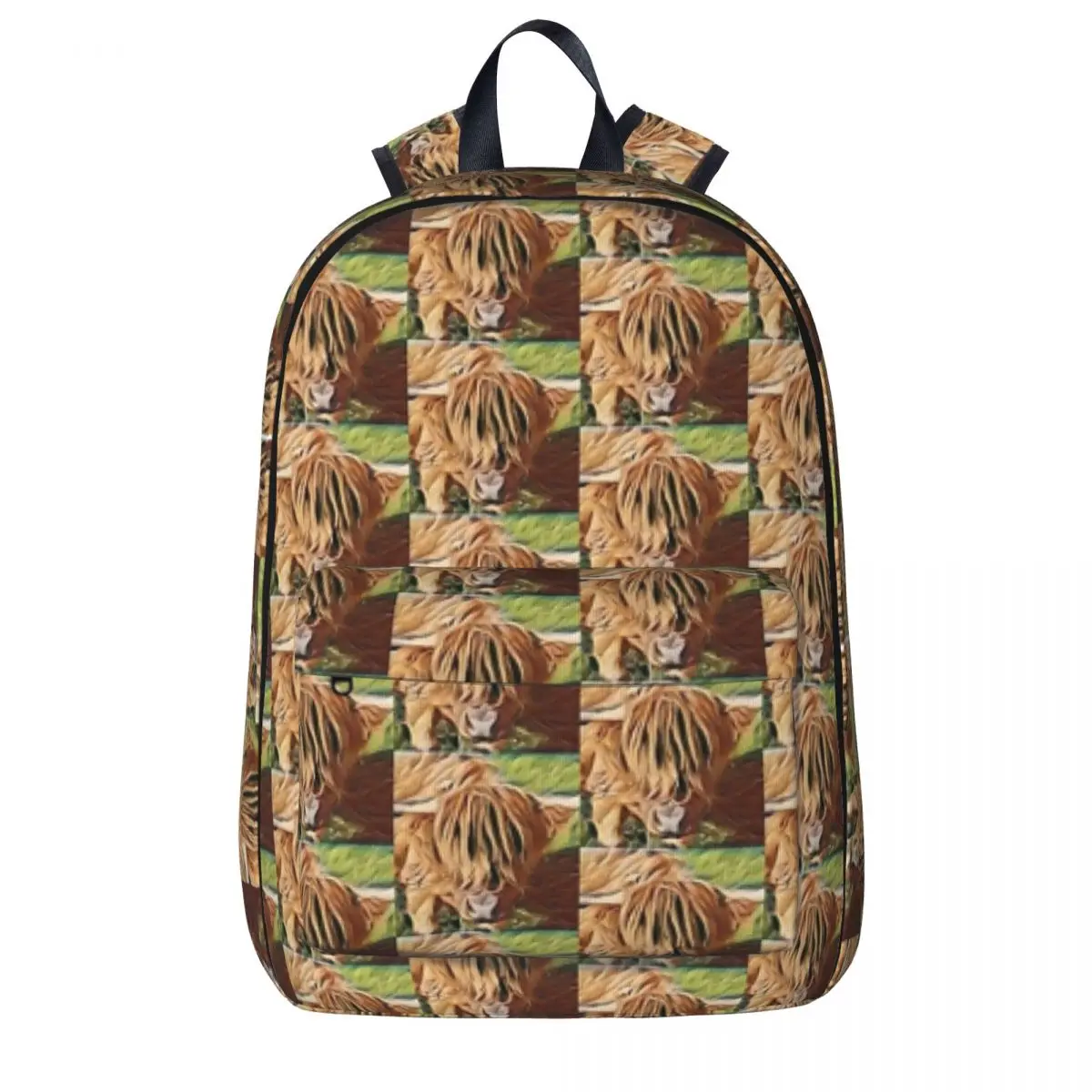 

Highland Cow Animal Backpacks Large Capacity Student Book bag Shoulder Bag Laptop Rucksack Fashion Travel Rucksack School Bag