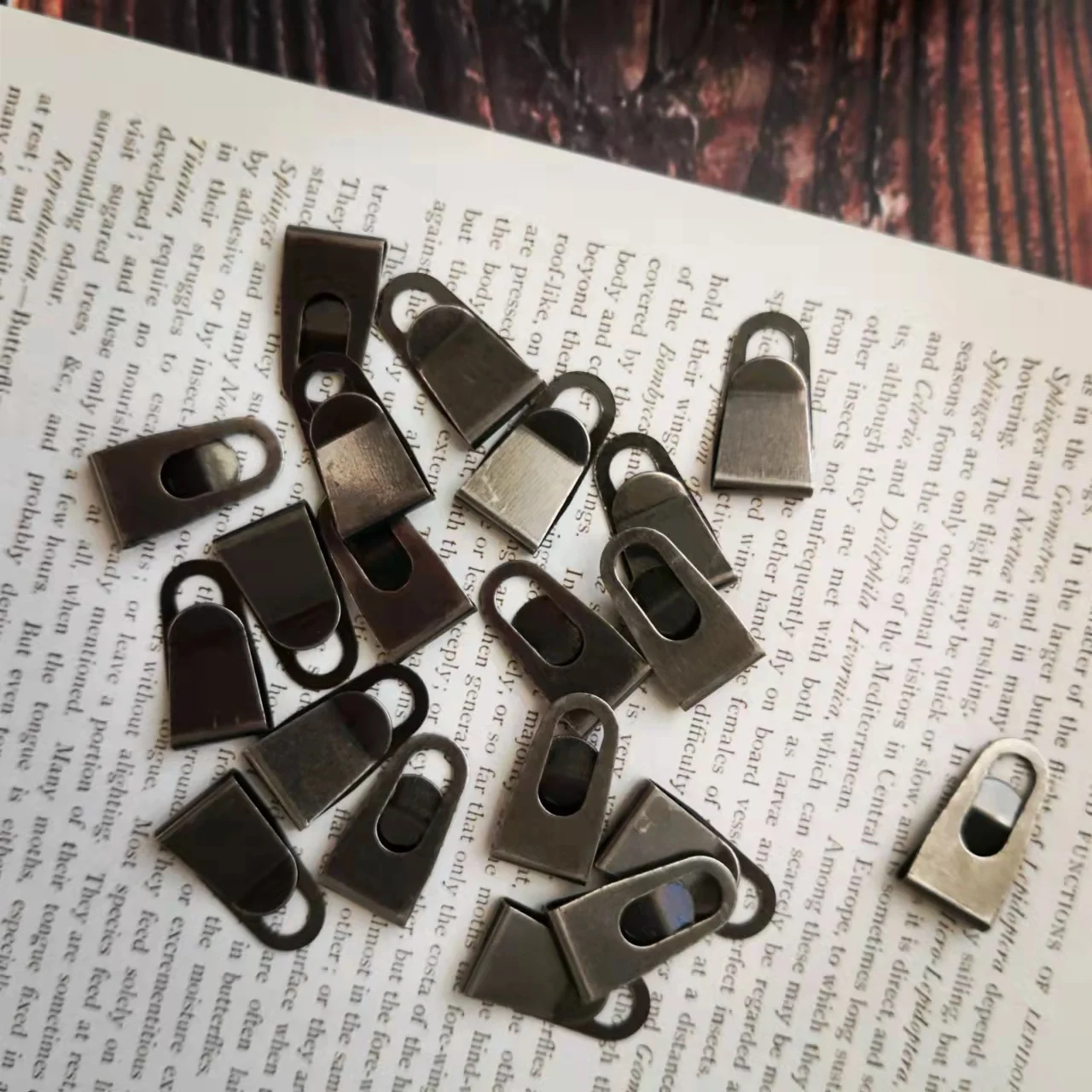 Metal Clip 100pics/bag Bookmark Junk Journal Scrapbook Retro Style metal bookmark