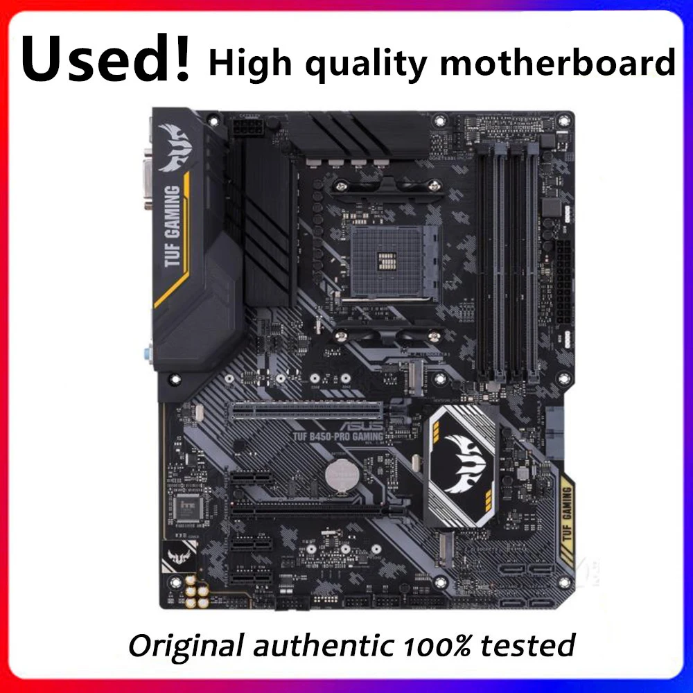 Per Asus Tuf B450-Plus Presa Per Scheda Madre Da Gioco Am4 Ddr4 Per Scheda Madre Desktop Originale Amd B450M B450 Scheda Madre Usata