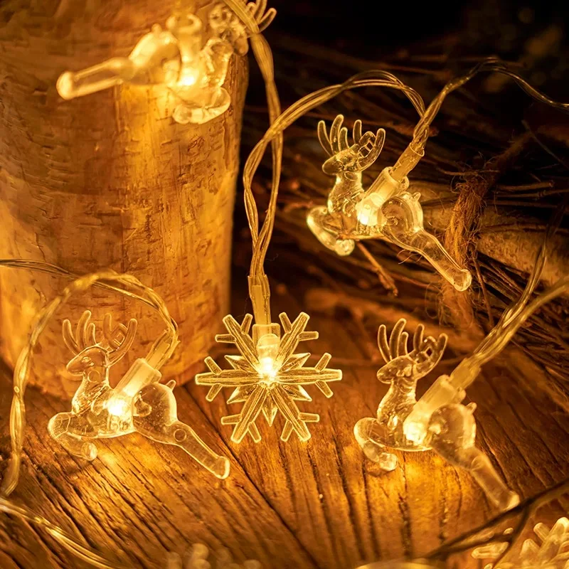 Star & Snowflake LED String Lights 5