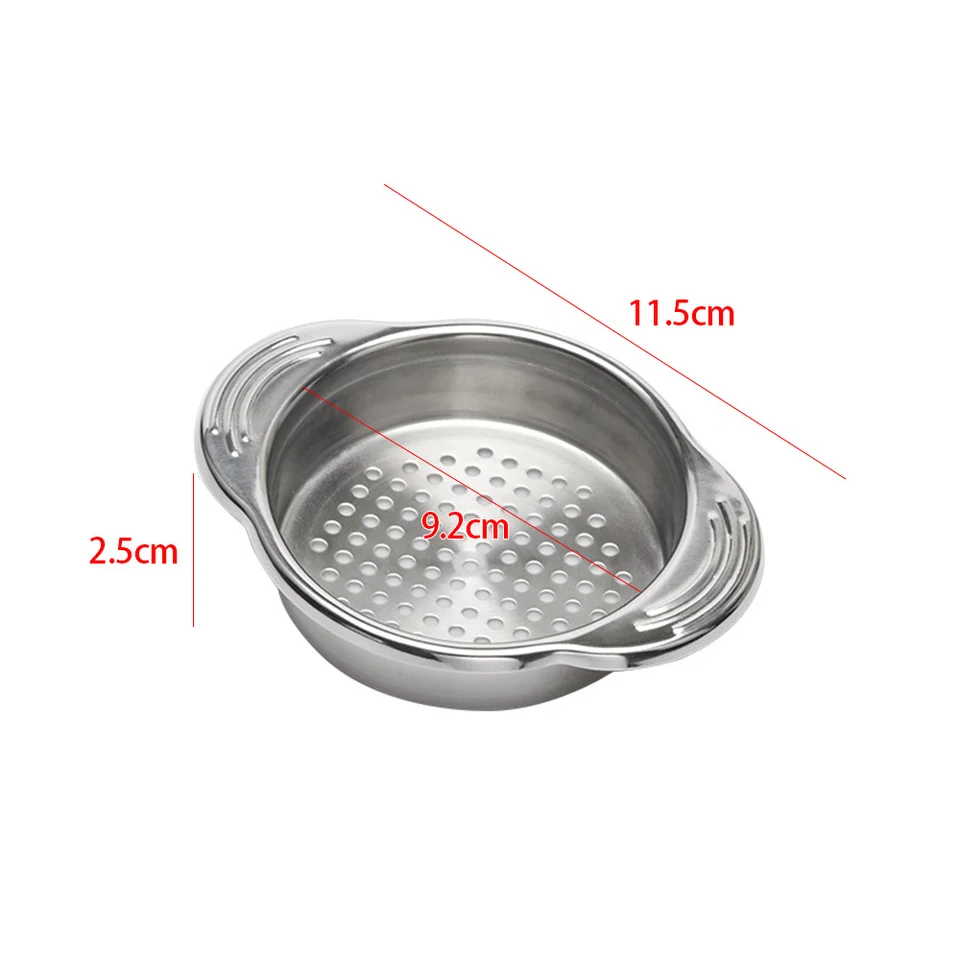 Tamis Acier Inox Pour Thon En Boîte - Égouttoir Huile Et Eau Portable - Outil Cuisine Pratique - 10