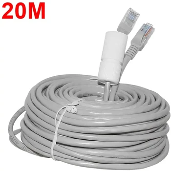 NVR DVR 스위처 라우터용 이더넷 케이블, TV 호환 패치 코드 케이블, 50M, 20M, RJ45 Cat5 Lan 케이블, UTP RJ45 네트워크 케이블