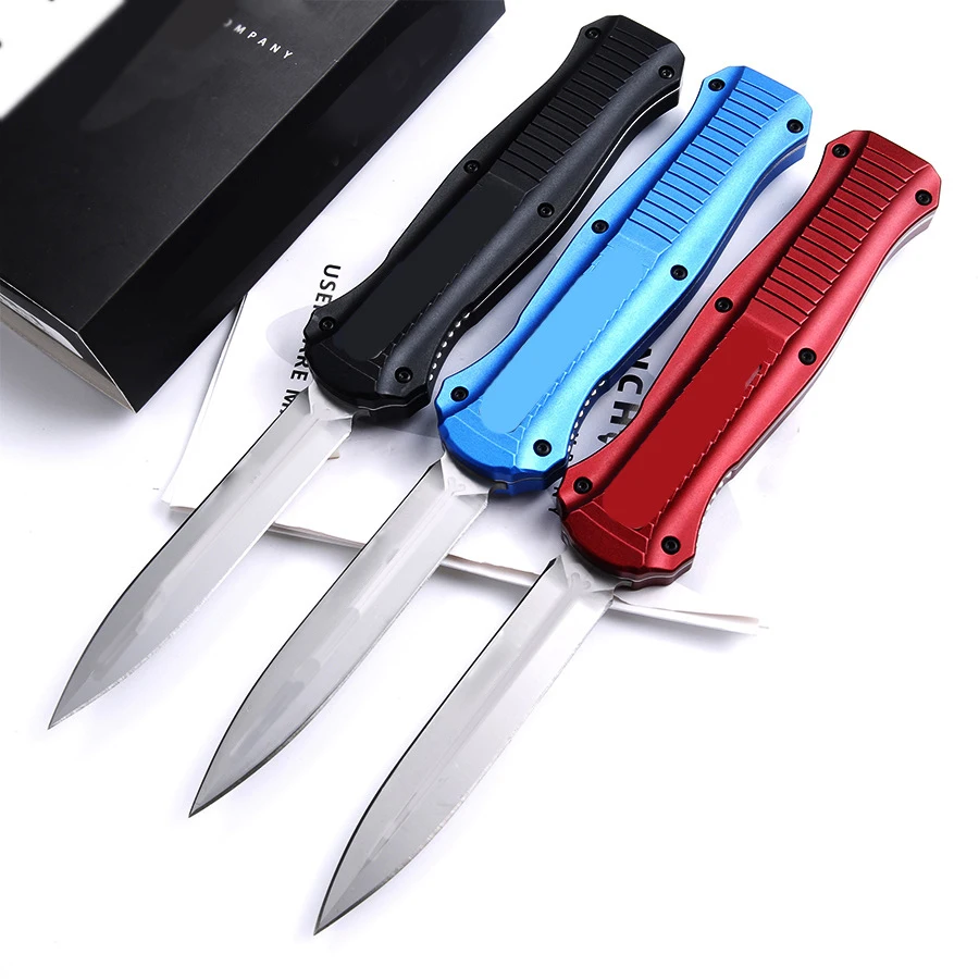 

Ztech BM3300 MT Knife OTF Camping Hunting Knives Outdoor Self Defense EDC Tool Survival Folding Automatic D2 Steel Pocket Blade