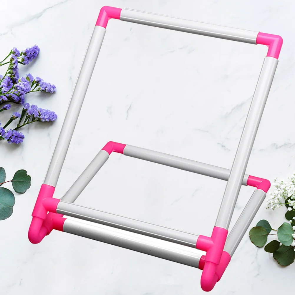 

Embroidery Standing Frame Desktop Cross Stitch Holder Rack Detachable Embroidery for Ladies Beginner