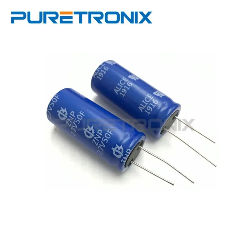 5PCS Ultracapacitors 2.7v 50F capacitors 2.7V50F