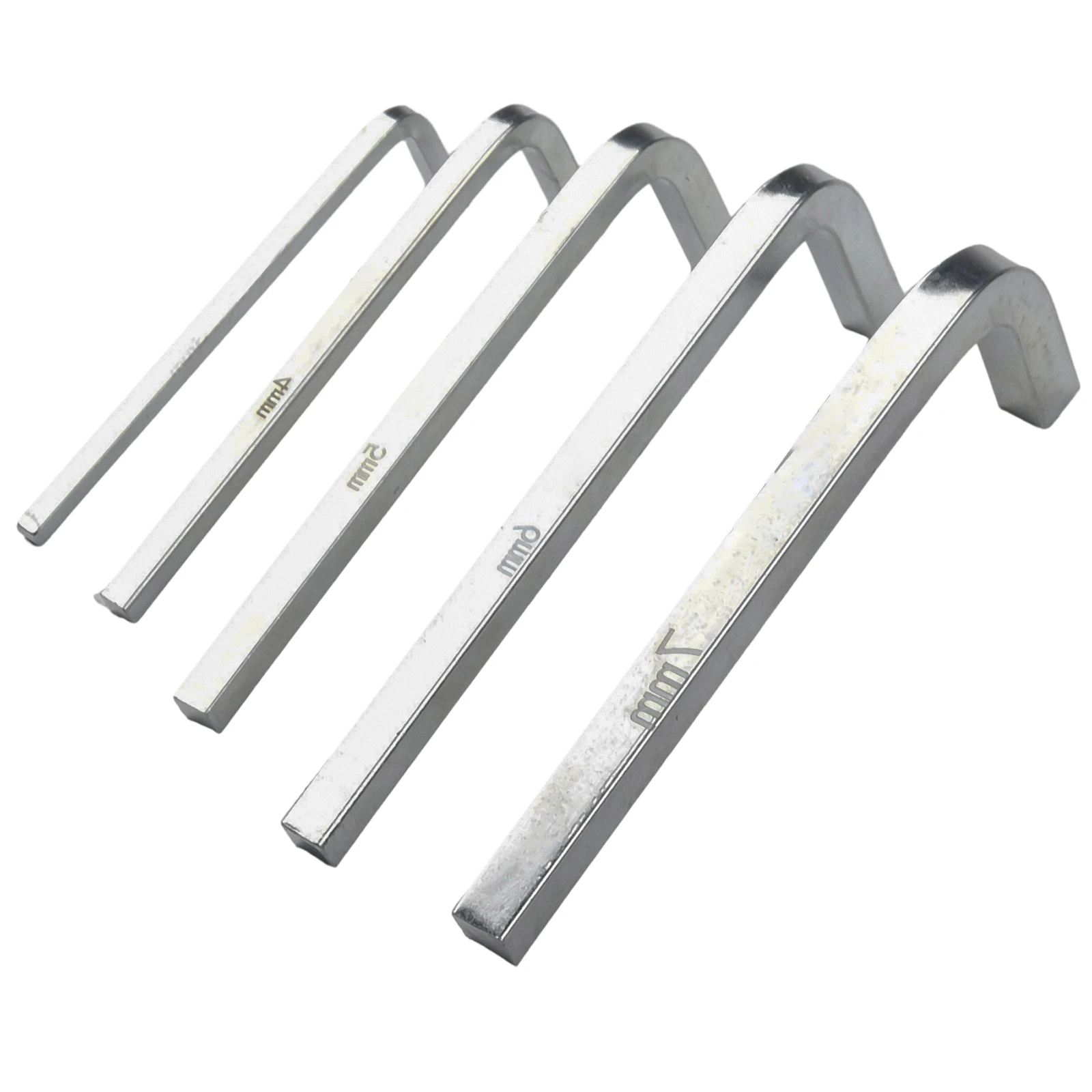 

5 шт. Г-образный квадратный ключ, квадратный ключ, 4-точечный ключ, Набор отверток 3-7 мм для затяжки винтов, портативный ручной инструмент для ремонта