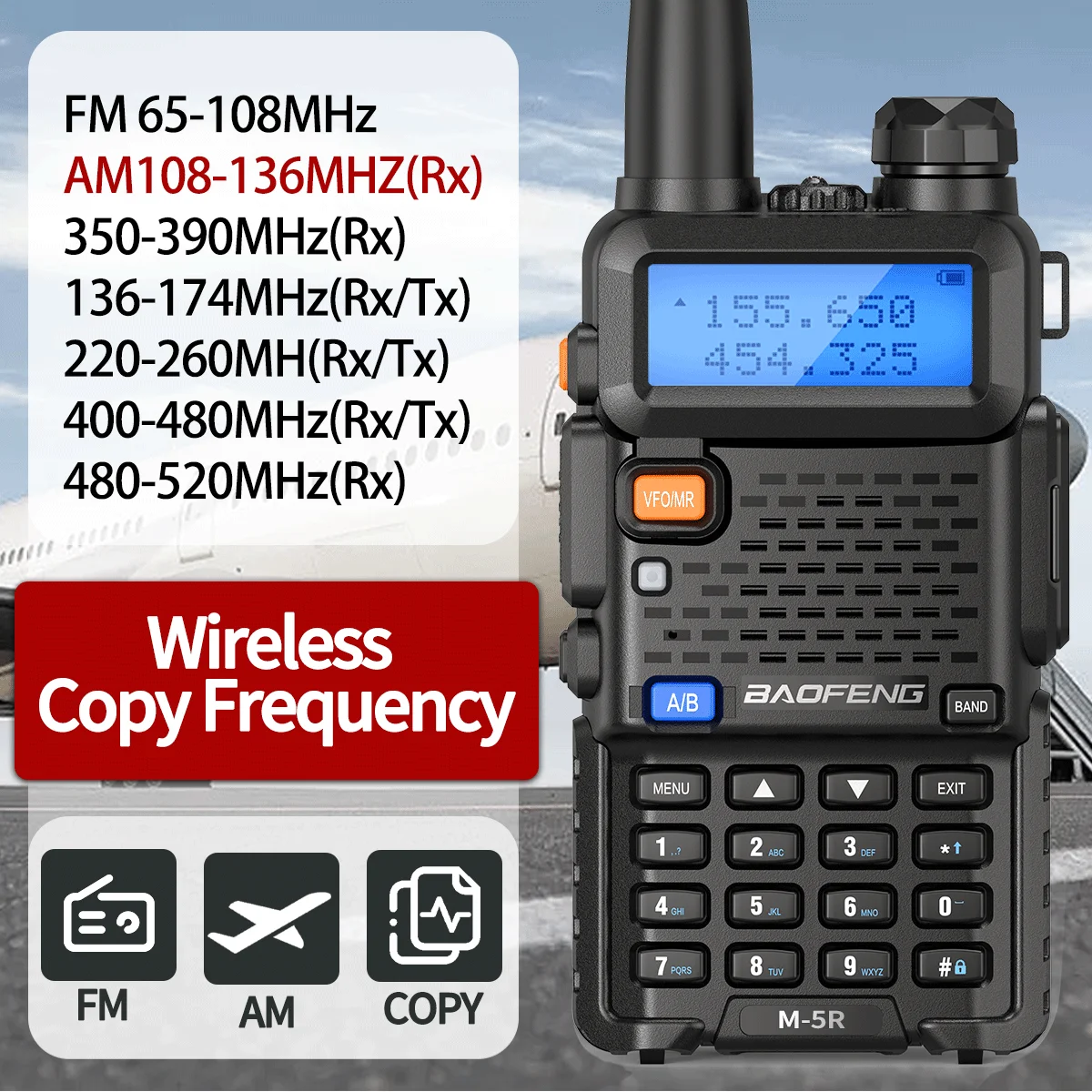 Baofeng-M-5R-Wireless-Copy-Frequency-Air-Band-Walkie-Talkie-Portable ...