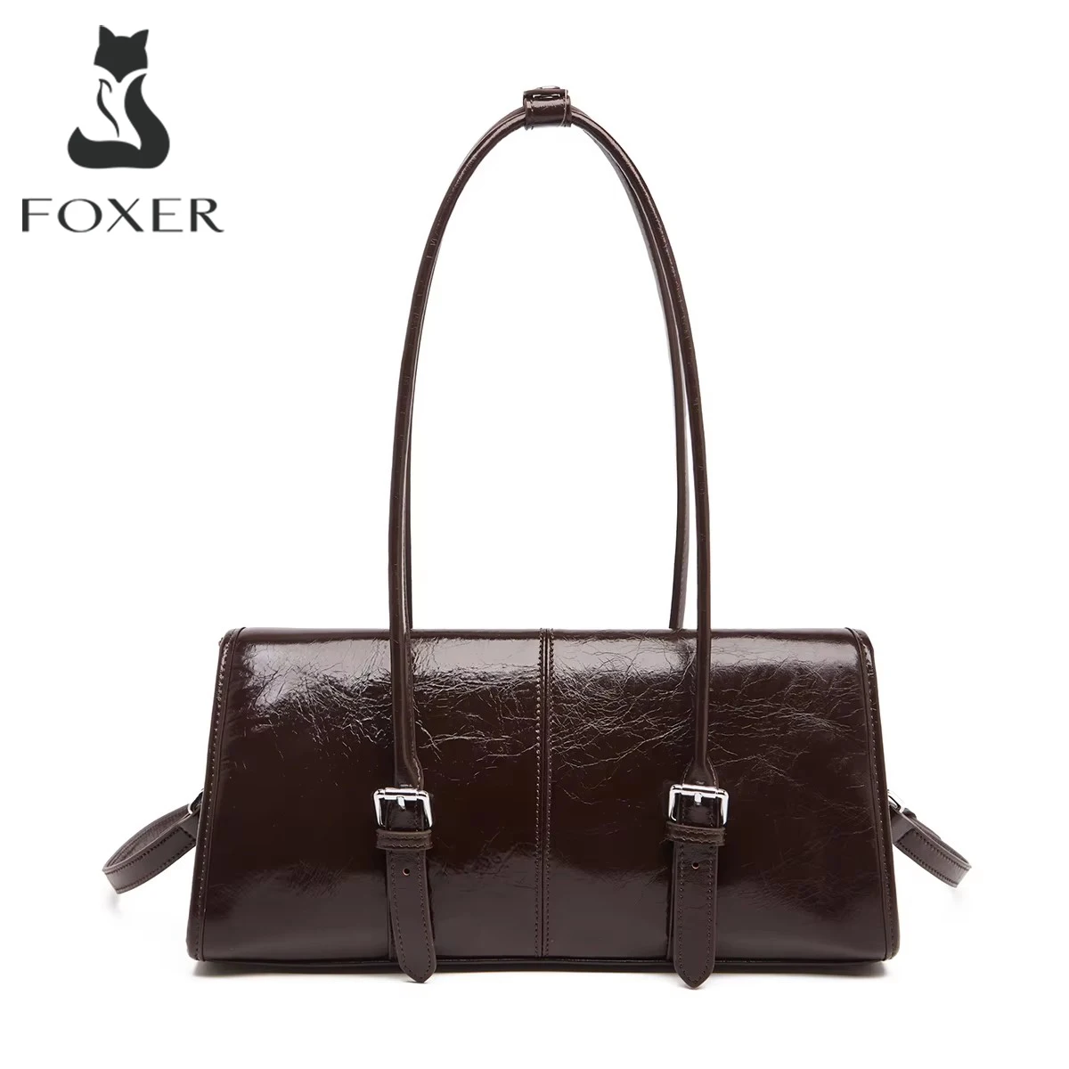 FOXER 2026 Nouvelle collection printemps – Sac à bandoulière pour femme en cuir véritable