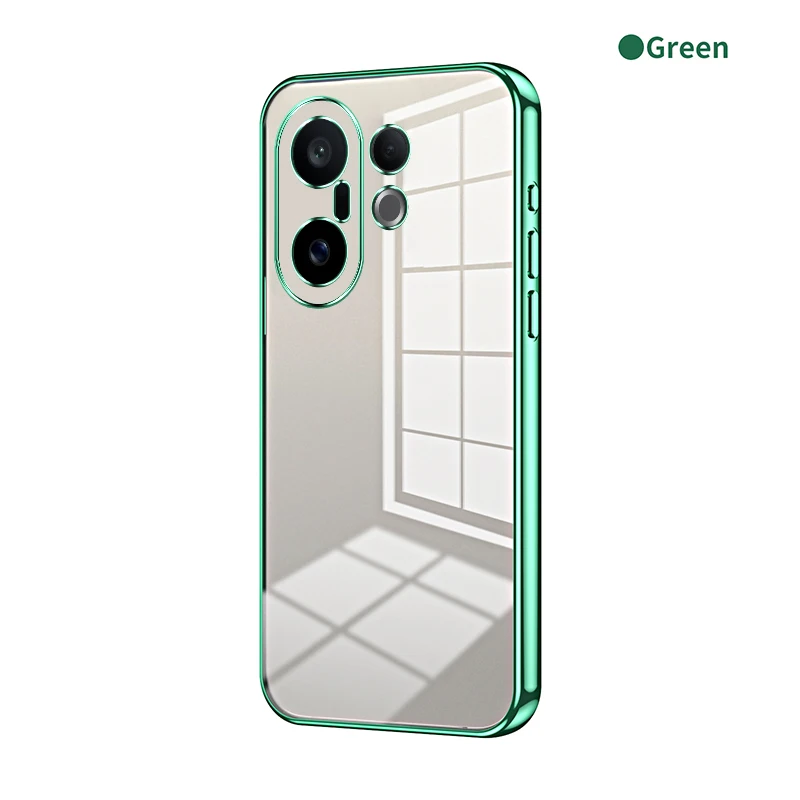 Fashion Electroplating Transparent Silicone TPU Shockproof Case
