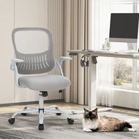 JHK Ergonomic Mesh Backrest Office Desk Chair Adjustable Height Computer Rolling Work Swivel Gaming Chairs With Wheels For Home 2