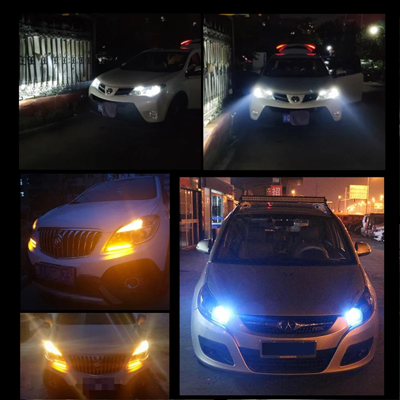  ÷ 1157 BAY15D P21/5W Led T20 7443 W21/5W Led  T25 3157 P27/7W ڵ DRL  õ ڵ   12V ġ