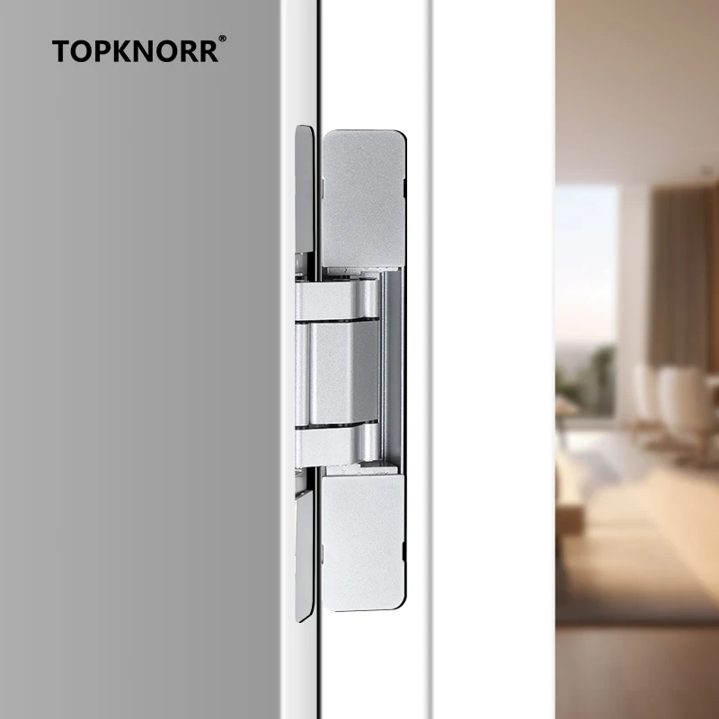 100kg Load-bearing Invisible Door Hinge Square Cross Hidden Door Hinge Hidden European H-type Three-dimensional Adjustable