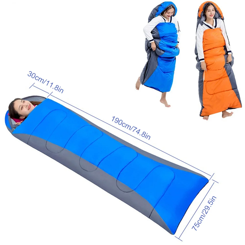 Compre Saco De Dormir Ligero Para Acampar Al Aire Libre Para Adultos y Saco  De Dormir Para Mochilero De 4 Temporadas de China por 5.78 USD