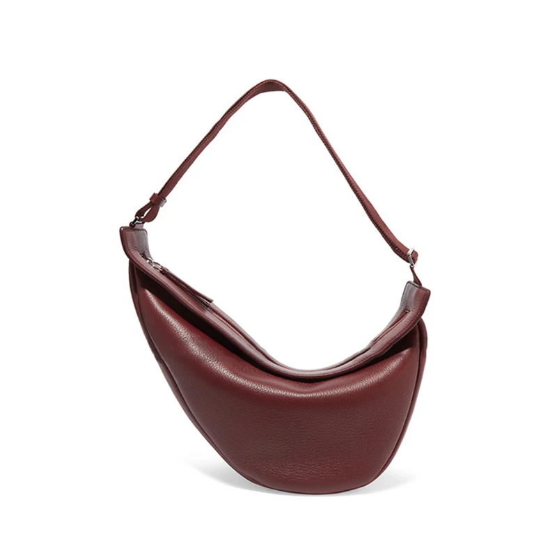 Women Texture Shoulder Underarm Bag Simple Design Small Messenger Bag PU Leather Shest Bag Fashion Lichee Pattern Crossbody Bags