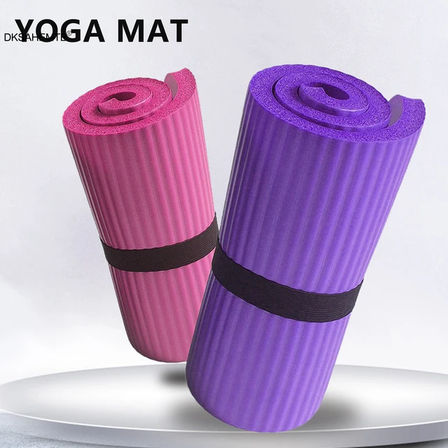 60x25cm Yoga Mat 15mm Home Fitness Mat For Yoga Pilates Flat Support Belly Roll Sports Portable Indoor Outdoor Sports Equipments 5