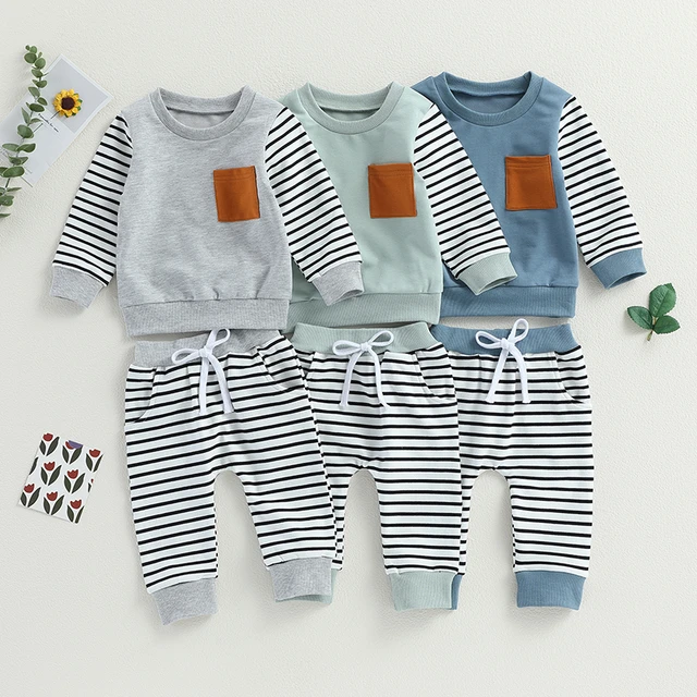  Conjunto de ropa de bebé niño y niña, 2 piezas, conjunto de ropa  para niños (gris, 12-18 meses) : Ropa, Zapatos y Joyería