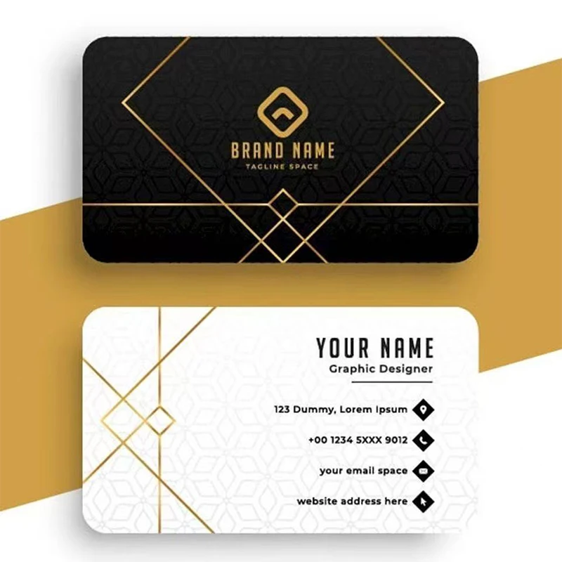 Cards PVC Business Cards Plastic Waterproof Personalized Design Round Corner Frosted PVC Business business cards custom cards