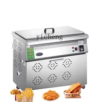 ZF Oil-Water Separation Deep Frying Pan Commercial Vertical Large Capacity Stall Gas Fried Chicken Electric Fryer 1